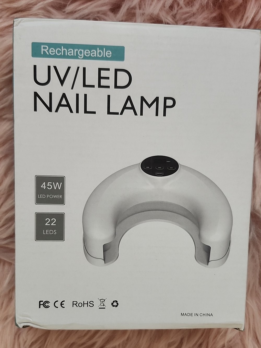 Brand New UNBRANDED RECHARGEABLE UV/LED GEL NAIL LAMP
